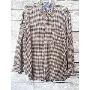Vintage Sir Pendleton Men's XL Worsted Wool Casual Button Shirt Plaid Outdoors